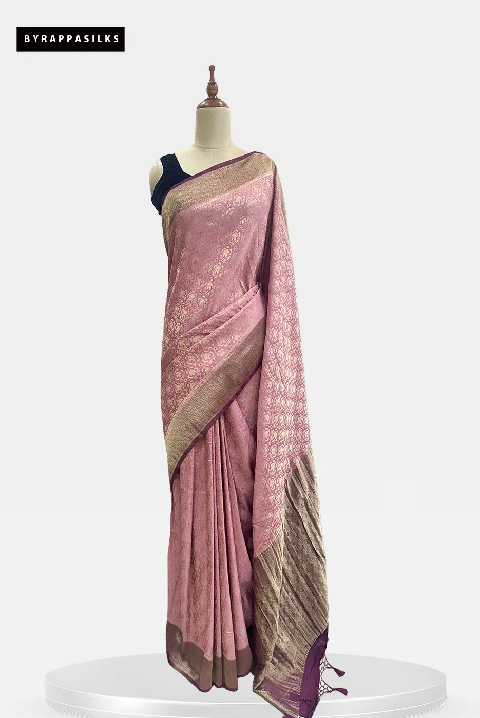 Georgette Saree Onion Pink Colour QW207680