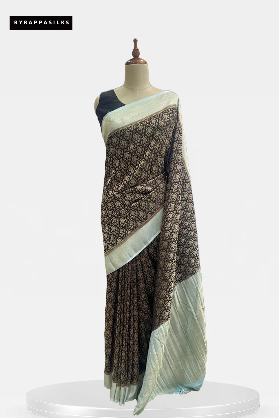 Georgette Saree Black Colour QW207709