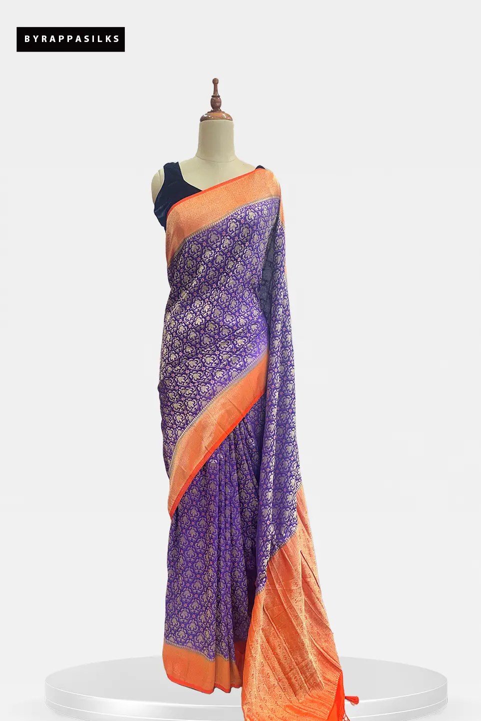 Georgette Saree Purple Colour QW207709
