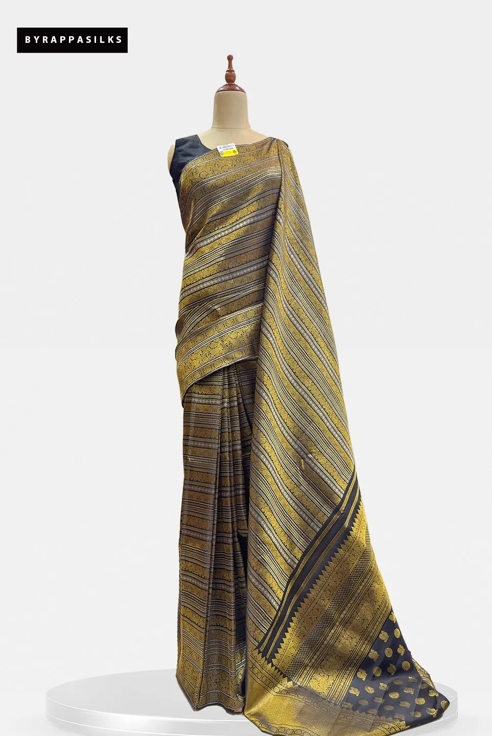 Pure Kanchipuram saree Brocade Design AA204199