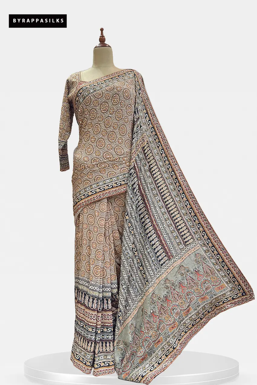 Cocktail Saree Printed Crape AA202718