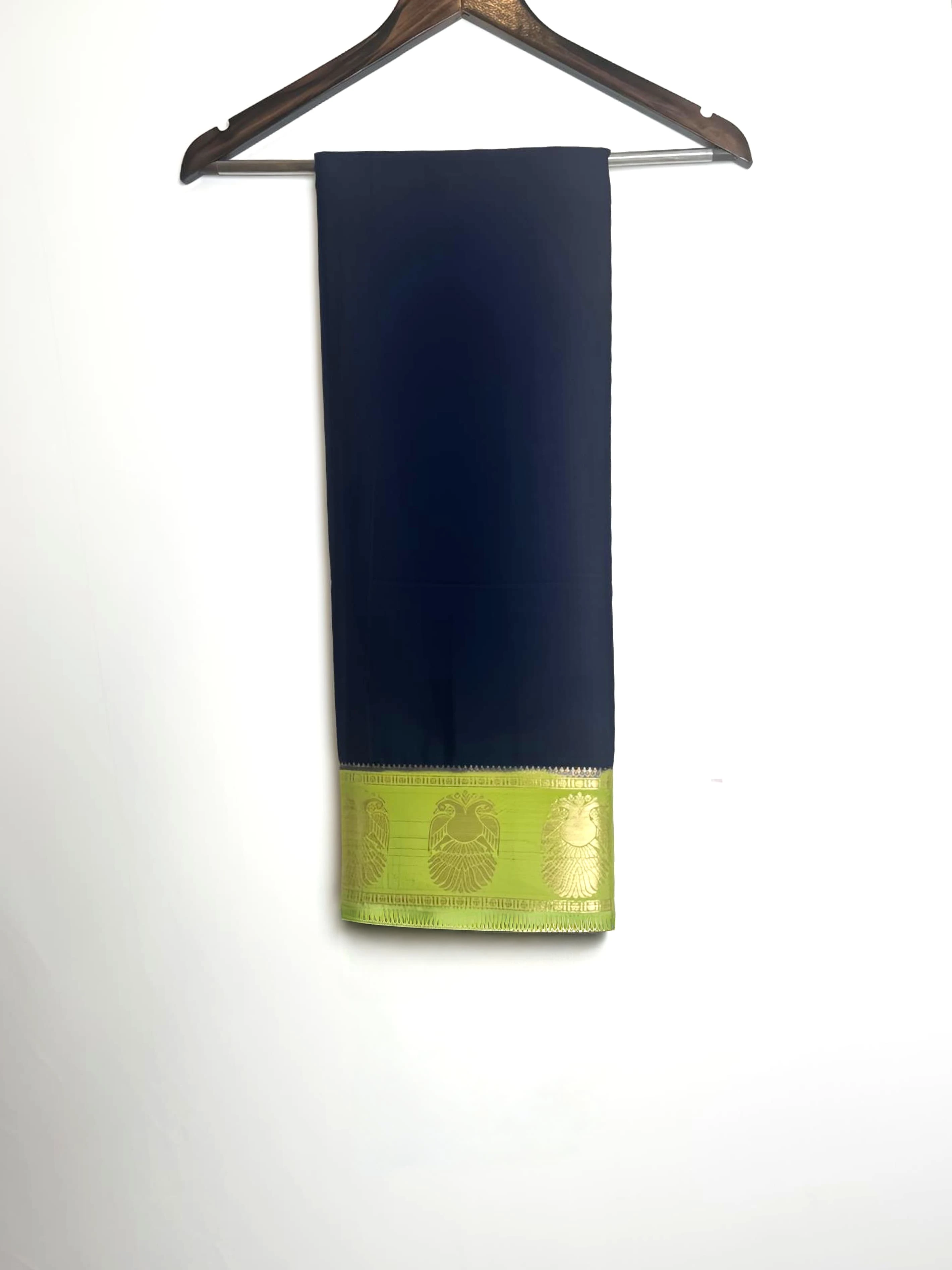 Semi Mysore Silk Saree Gandaberunda Border QS270674