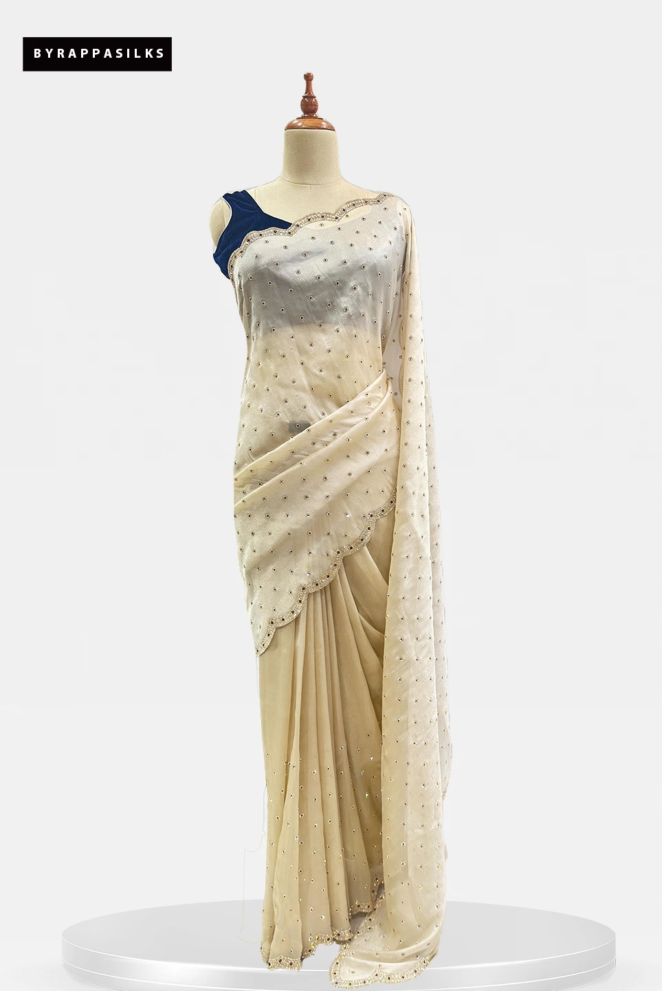 Party Wear Saree Beige QS287813