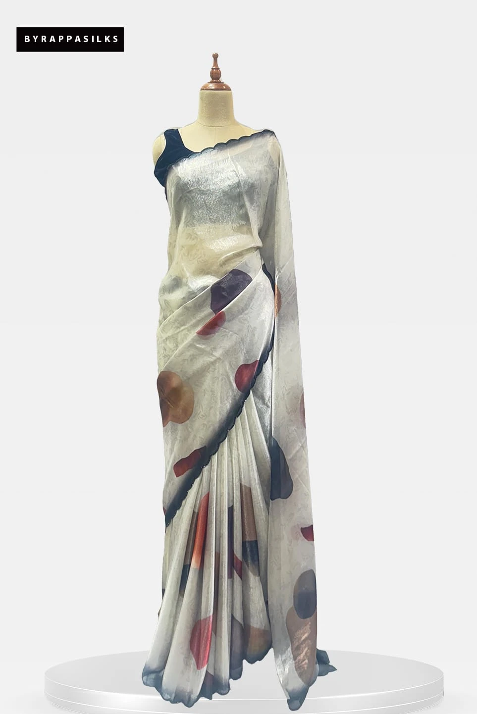 White with Circle Print QS286689