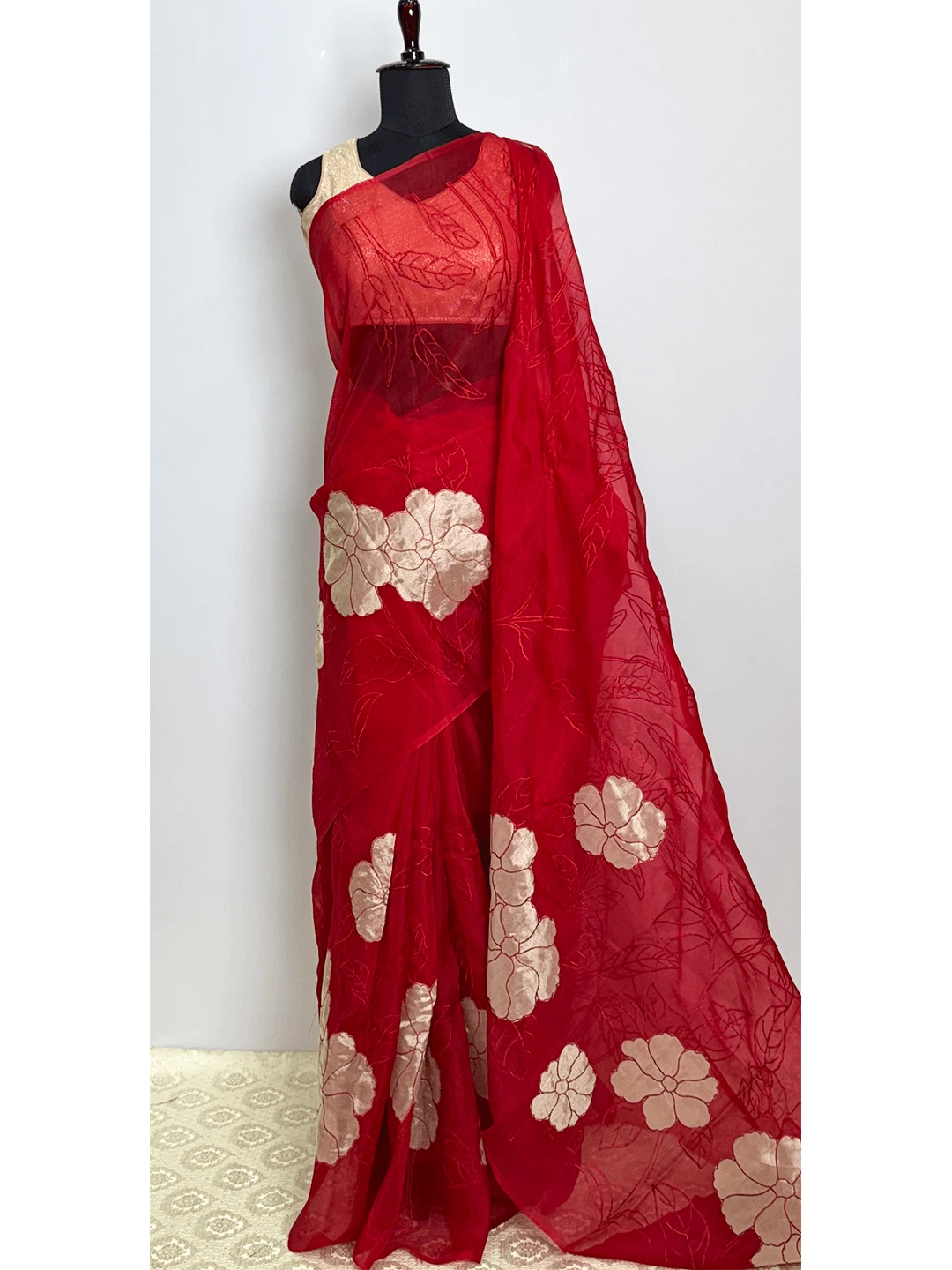 Tissue Organza Saree -  QS216264