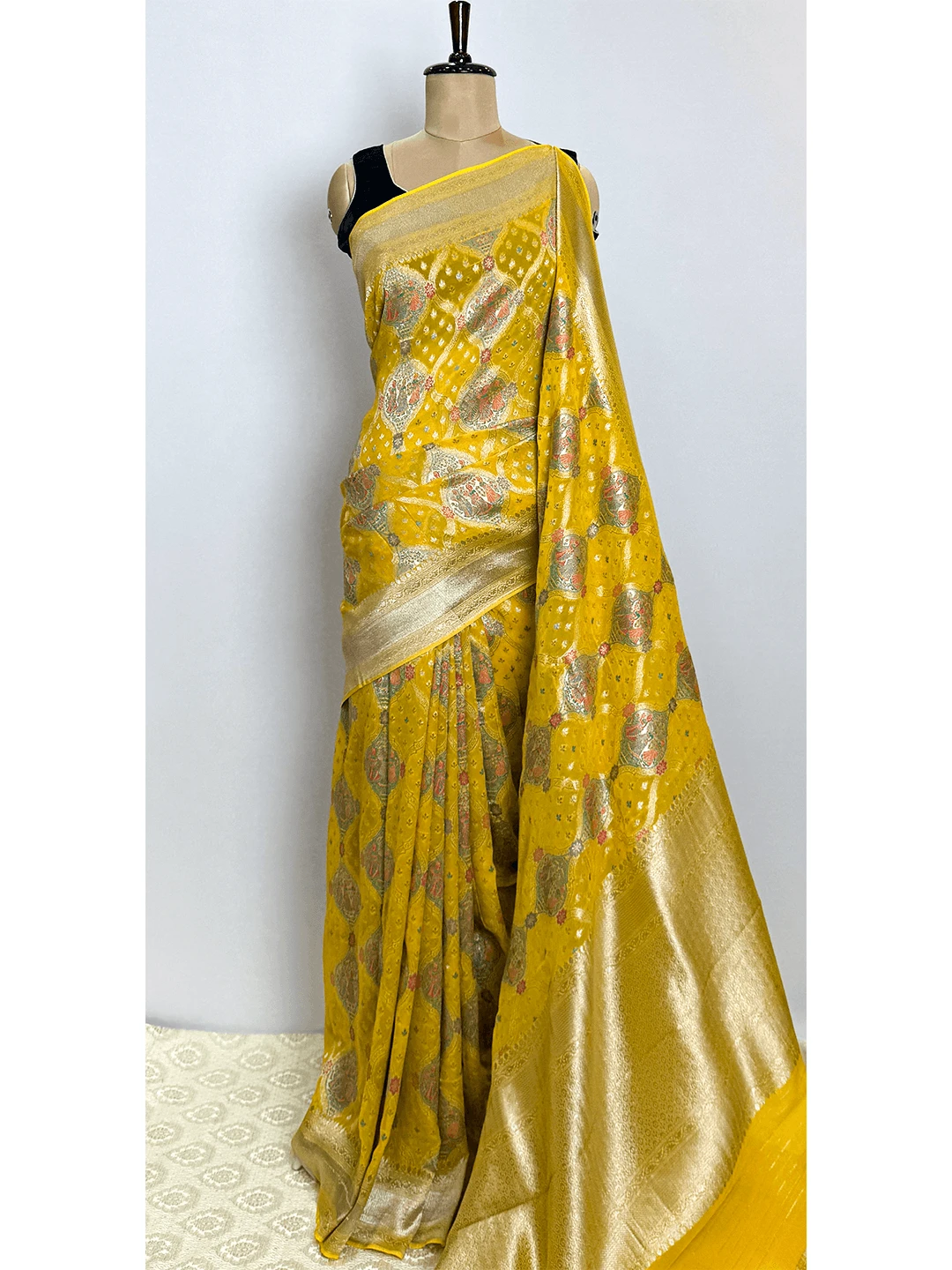 Pure Georgette Banarasi Saree - QS218737