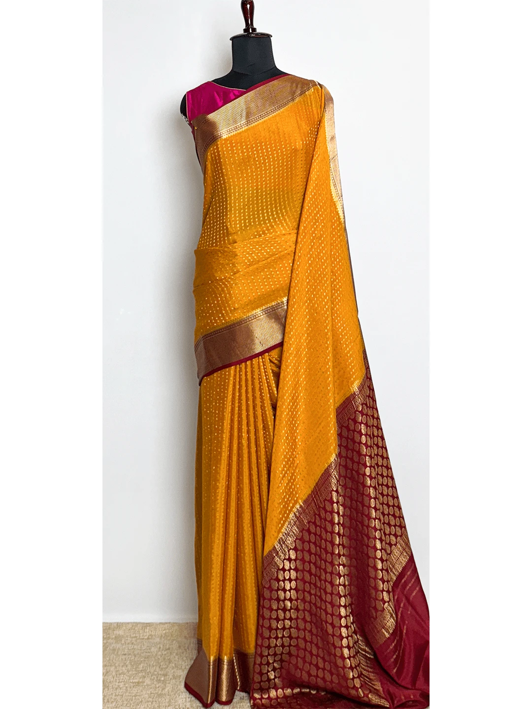 Pure Mysore Silk Saree - QS206277