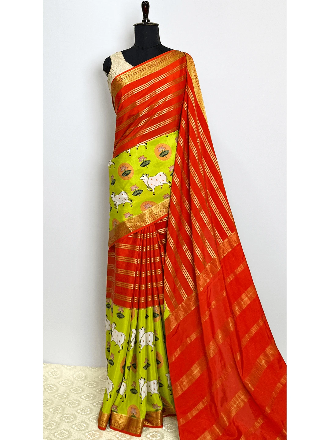 Pure Mysore Silk Saree - QS217314