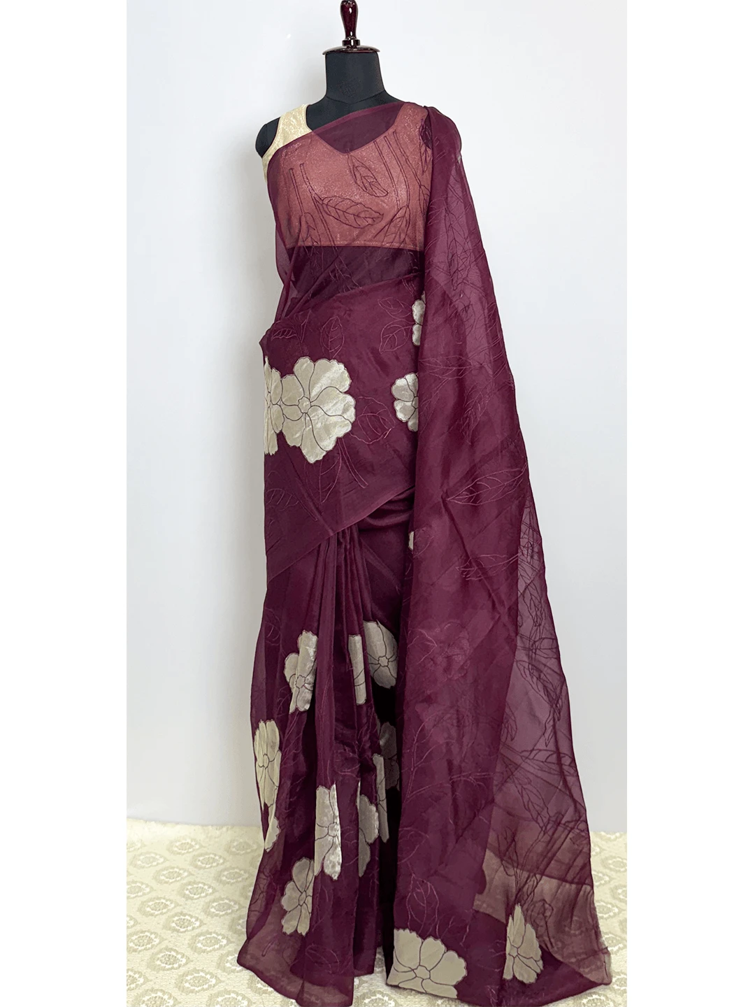 Tissue Organza Saree - QS216261